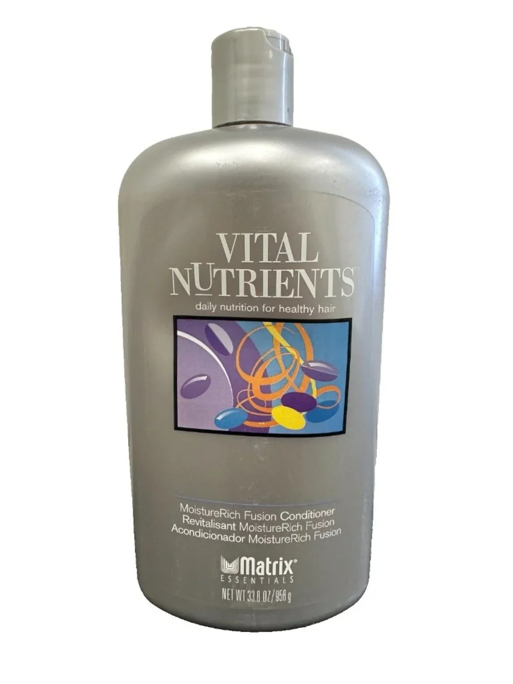 New Discontinued Vtg 90s Matrix Essentials Vital Nutrients Condtioner 33.8 oz